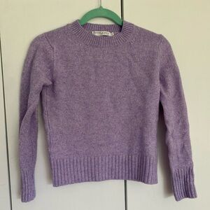 Wool Blend Purple Sweater
